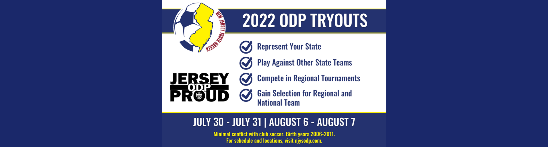 NJ ODP State Team Tryouts